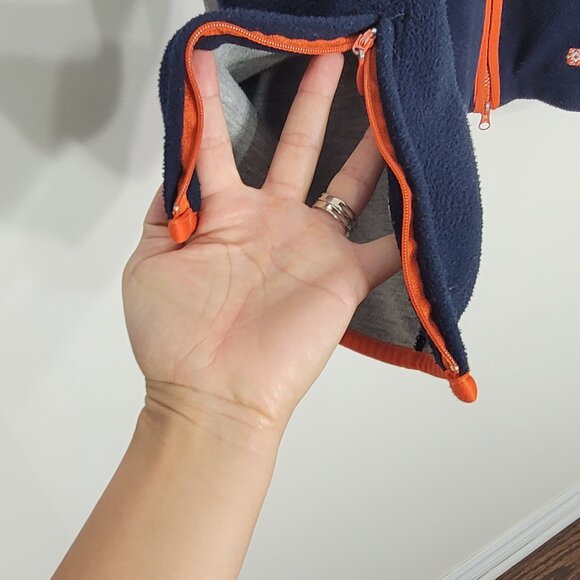 BUM Men's Navy Blue Vintage Full Zip Sports Softshell 90s Reissue Jacket Size 48 - Picture 9 of 14